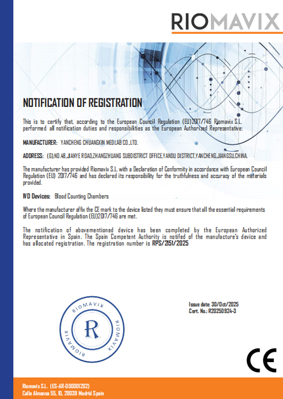 Blood Counting Chambers