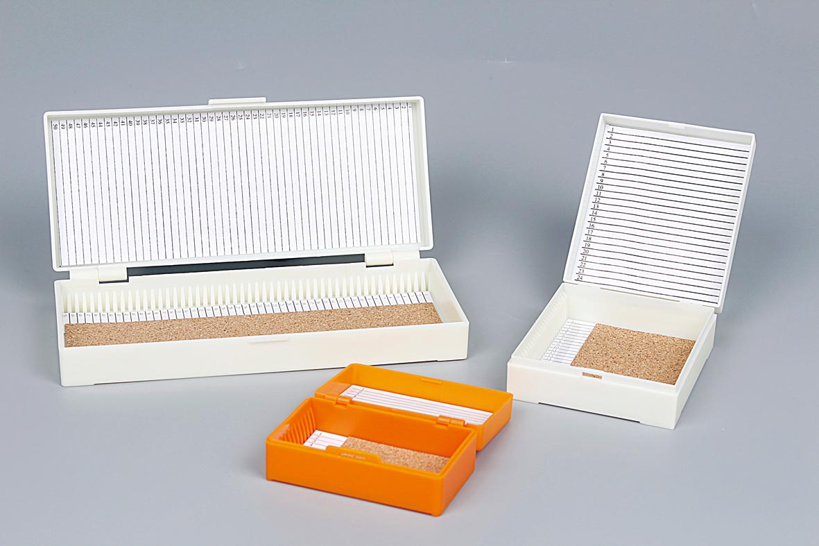 Plastic Microscope Slide Storage Boxes